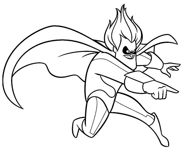 coloriage syndrome le mechant